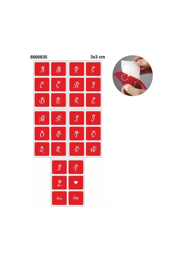 Taçlı Harf Tattoo Dövme Şablonu Kına Deseni