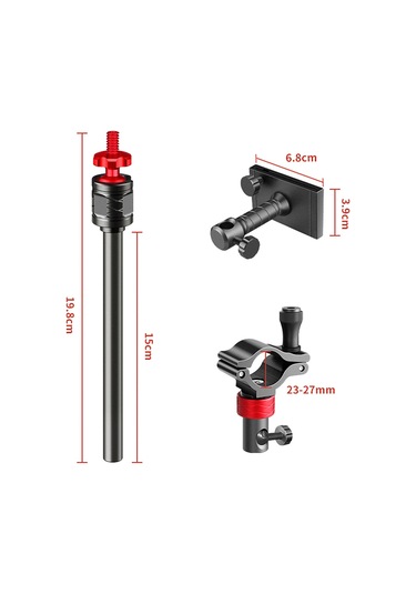 Jeemson Mangalyum Alaşımlı Olta Kutusu Tipi Telefon Canlı Yayın Ve Işık Ayaklığı - 170g Hafif Tasarım