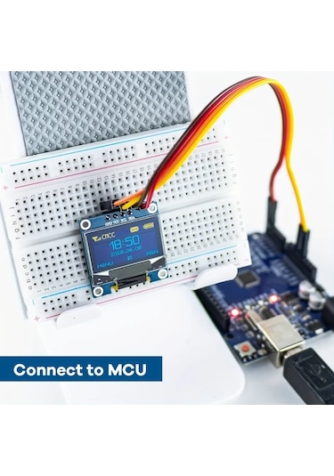 Dashanshop 3 Adet Mavi 0.96 İnç Oled I2c Ekran Modülü 128x64 Pixel Ssd1306 Arduino Raspberry Pi Uyumlu