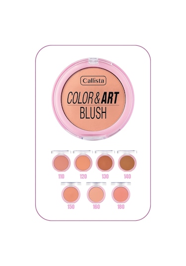 Callista Color Art Blush Toz Allık - 160 Rosy Glow