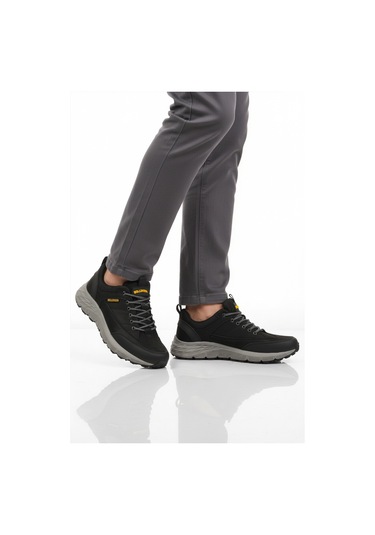 Siyah Nubuk Hakiki Deri Erkek Outdoor Ayakkabı 250069 M Çok Renkli