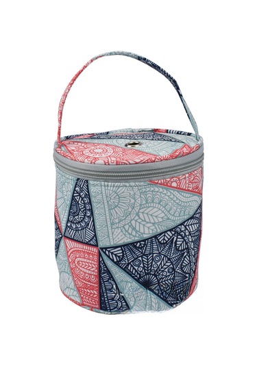 Yaozixa Mavi Geometrik Desenli Yün Çanta, Ev İçi Örgü Gereçleri Depolama, Taşınabilir Ve Dayanıklı Evcil Depolama Çantası Diğer