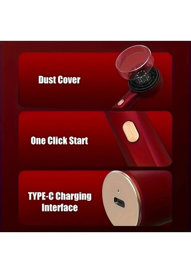 Willowhaven Gri Çok Fonksiyonlu Elektrikli Masaj Tarağı Ayarlanabilir Hızlı Saç Fırçası Uzun Pil Ömrü Gri