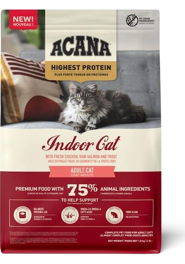 Acana Highest Protein Indoor Sterilised Yetişkin Kedi Maması 1800 G