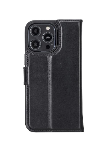 İphone 14 Plus Çıkarılabilir Deri Cüzdan Kılıf