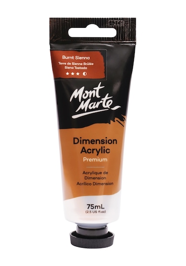 Premium Dimension Akrilik 75ml - Burt Sienna Çok Renkli