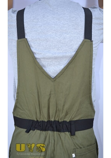 Iş Tulumu Bahçıvan Ilave Dizlikli Haki