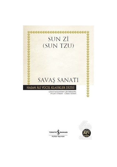 Savaş Sanatı -  Sun Tzu -  İş Bankası Kültür Yayınları
