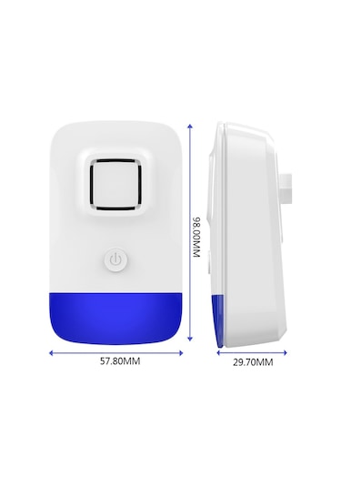 Hanehalkı Ultrasonik Elektronik Sivrisinek Kurtlayıcı Yüksek Güç Frekans Dönüşüm Fare Kovucu Özellikler: Abd Fişi Beyaz Beyaz , Boyut:abd Fişi