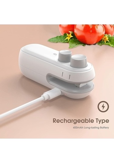 Tongxida Bosphorusboutique Vg Tipi Şarj Paketleme Makinesi, Mini, Evde Kullanılabilir, Atıştırmalık Paketleme