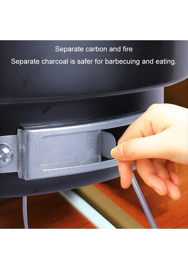 Sones Taşınabilir Küçük Açık Katlanır Yuvarlak Barbekü Izgarası Vahşi Kamp Pişirme Aletleri, Özellikler: Saklama Çantası Yok