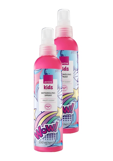 Avon Kids Wow Çocuklar İçin Meyve Kokulu Saç Açıcı Sprey 2 x 200 ML