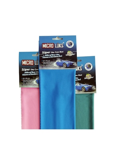 1 Adet Microlüks Mikrofiber Oto Cam Bezi
