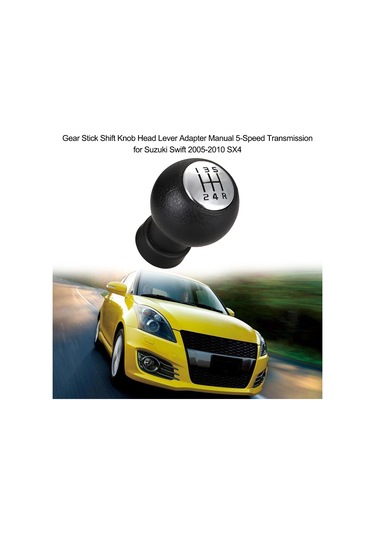 Springsun Suzuki Swift 2005-2010 Sx4 İçin Plastik Manuel Vites Kolu, 5 Vites, Siyah Ve Gümüş, Yeni Diğer