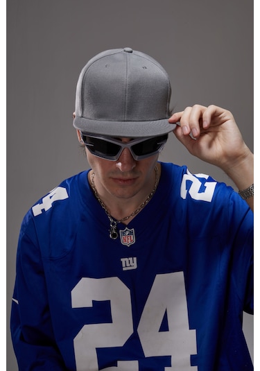 Berellini Sade Hip-hop Şapka Gri