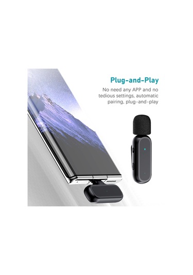 Maiyame Kablosuz Klips Mikrofon Seti - 20m Menzil, Gürültü Azaltma, Şarj Kutusu İle İphone Uyumlu