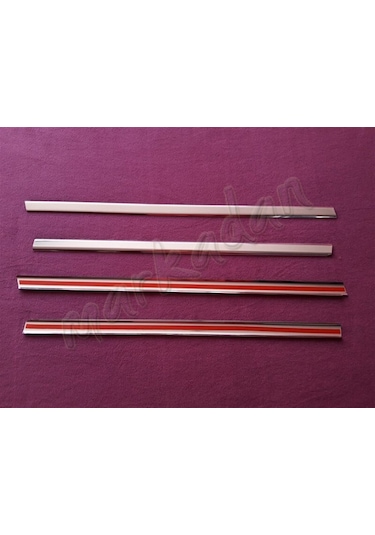 Woc Chrome Fiat Palio Krom Cam Çıtası 1998-2011 4 Parça  Paslanmaz