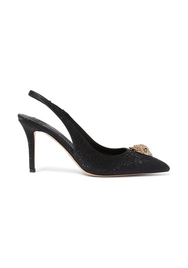 Kurt Geiger Belgravia Yüksek Topuklu Slingback Ayakkabılar Siyah