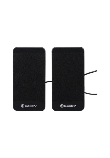 Yuntech01 S4 Siyah Usb Gömülü Mini Hoparlör - Taşınabilir Bilgisayar, Dizüstü, Cep Telefonu Uyumlu 3.5mm Ses Portlu Basınçlı Ses Sistemi