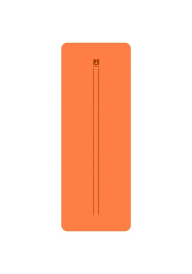 Rebuwo Çift Çizgi Tasarımlı 5mm Kauçuk Yoga Mat Pilates Mat