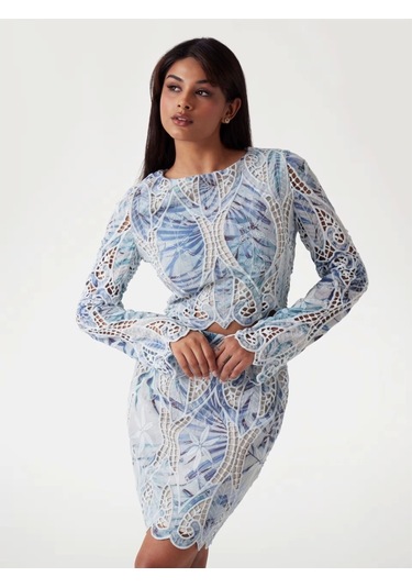 Guess Kadın Anastasia Dantel Bluz Çok Renkli