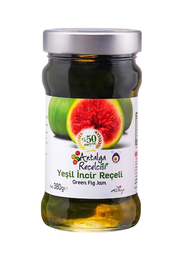 Antalya Reçelcisi Yeşil İncir Reçeli 380 G