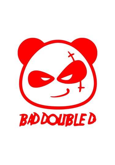 Kötü Panda Sticker 17x17 Cm Kırmızı