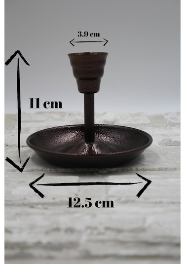 Metal Vintage Mumluk & El Şamdanı Acı Kahve Turna2623-6 Diğer