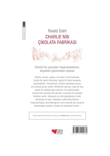 Charlie'nin Çikolata Fabrikası - Roald Dahl - Can Çocuk Yayınları