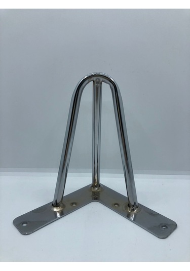 Metal, 15 12 12cm Krom Koltuk,dolap,baza, Mobilya Ayağı 4 Adet