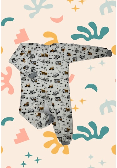 7-12 Yaş Arası Çocuk Ekru Elyafsız Pazen Uyku Tulumu Ekru