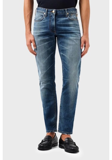 Emporio Armani Erkek Kot Pantolon Em000121 Af13272 Mb002 Lacivert Lacivert