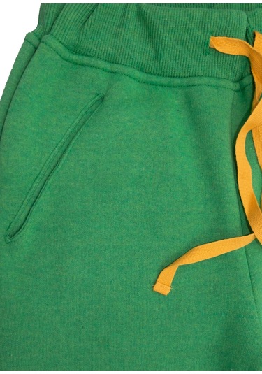 Recycle Pamuk Şardonlu Kışlık Benetton Kız Çocuk Eşofman Altı Yeşil