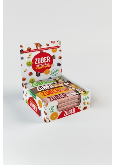Züber Meyveli Bar Deneme Paketi 12 Adet