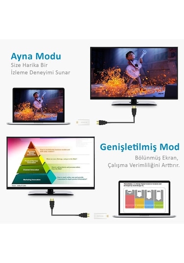 Mcstorey Type-C Hdmı Dönüştürücü 4K Hd Apple Uyumlu MacBook Ipadpro Surfacepro