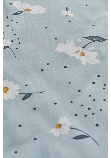 Karaca Home Daisy %100 Pamuk Çift Kişilik Nevresim Takımı Mint M 200.22.08.0034 Mint