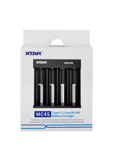 Xtar Mc4s 4 Lü Taşınabilir Li-ion/ni-mh Pil Şarj Cihazı