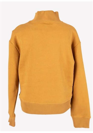 Ozmoz Kız Çocuk Boğazlı Kahverengi Sweatshirt Kahverengi