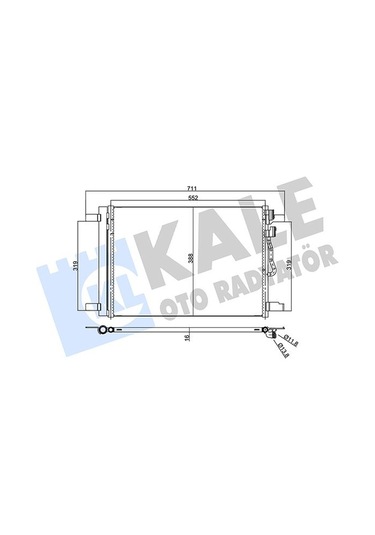 Kale 357965 Kondenser Audı A3 1.0 1.4 1.5 2.0-q2 1.0 1.4 1.6 2.0-q3-tt 1.8 2.0 14- Al/al 5q0816411as