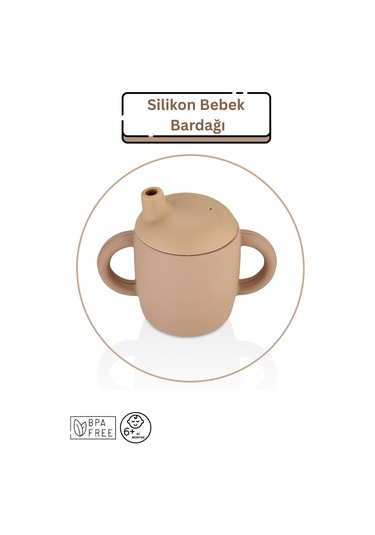 Silikon Bebek Bardağı - Moka Mocca