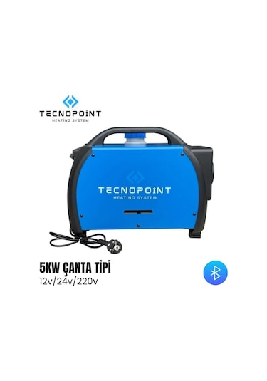 Tecnopoint 5kw Çanta Webasto Tipi Isıtıcı Bluetooth 12v-24v-220v-1569