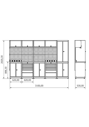 MT-1022 Modüler Çalışma Tezgahı -