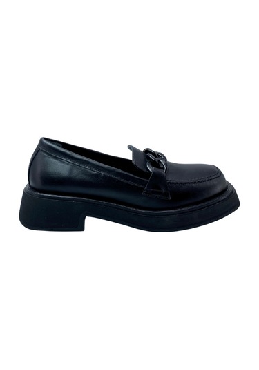 Albini 2610556d Hakiki Deri Kadın Loafer Ayakkabı Siyah
