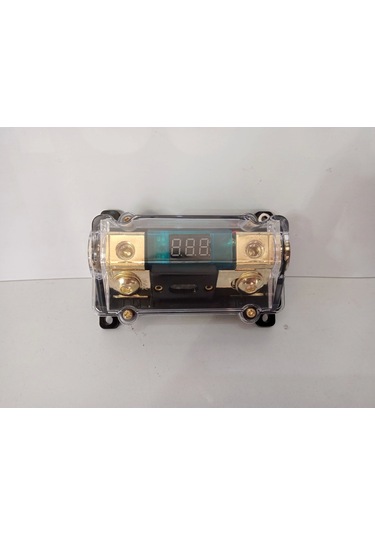 Voltmetreli Amfi Sigortası Ysnsounds Dijital Voltmetre Ve Anfi Sigortası 200 Amper