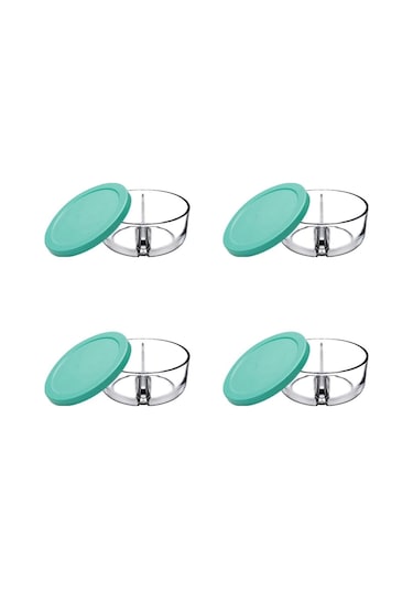 Paşabahçe 530683 Yeşil Polar Bölmeli Cam Saklama Kabı 4 Adet