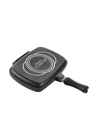 Schafer Double Grill Pan Çift Taraflı Tava