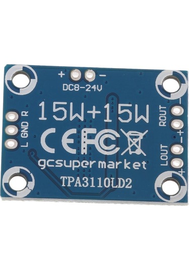 Homyl Tpa3110 Dijital Amplifikatör Kartı 2x15w Stereo Ses D