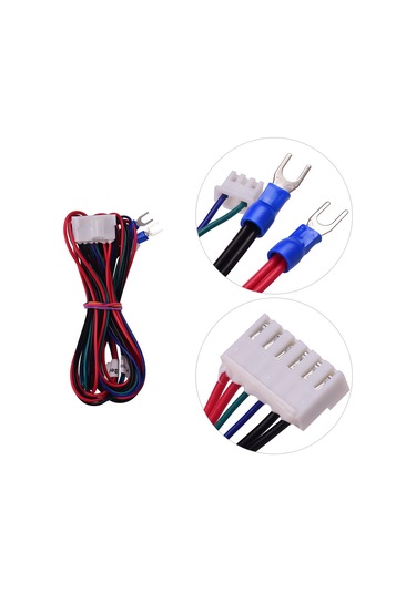 Geekyou Anet Isıtma Platformu Kablosu 18awg 90cm - A8/a6/a2/a3/e12/e10 3d Yazıcılar İçin - Sabit Bağlantı, İyi Konduktiviteli