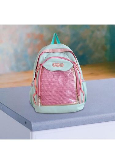 Suntek Moda Sırt Çantası Gündelik Sevimli Genç Kızlar Için Yeşil