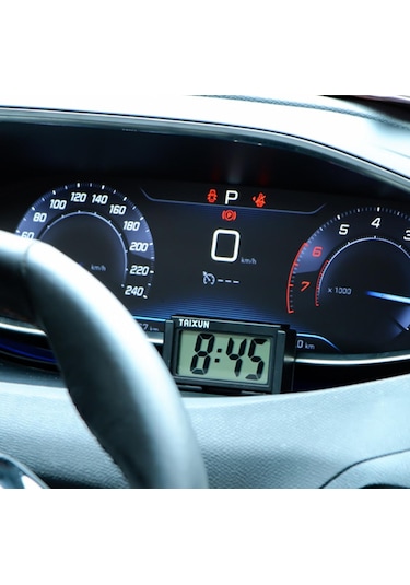 Suntek Mini Araba Saati Kendinden Yapışkanlı Braket Araç